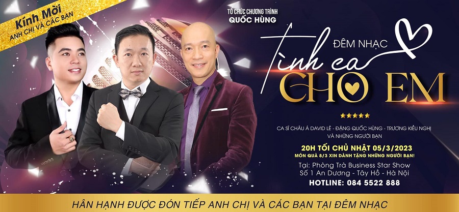 CEO Đặng Quốc Hùng tổ chức đêm nhạc từ thiện cho bệnh nhân ung thư