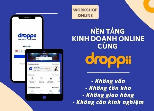 Kinh doanh online cùng Droppii theo mô hình Dropshipping